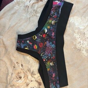 Space cat Bad Kitty scrunch bottoms